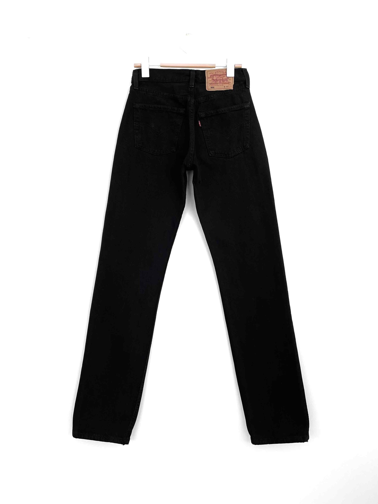 Levi's 501 jeans, waist 28, length 34.