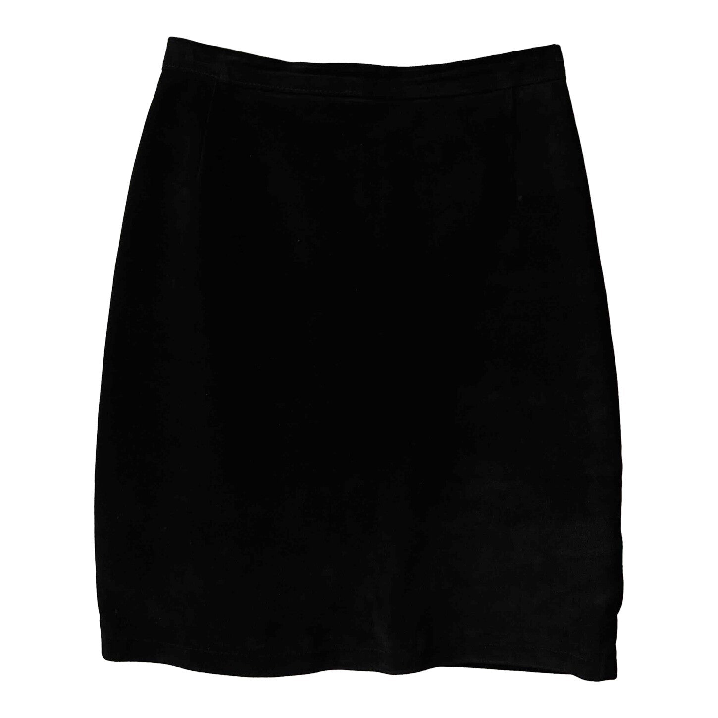Suede mini skirt