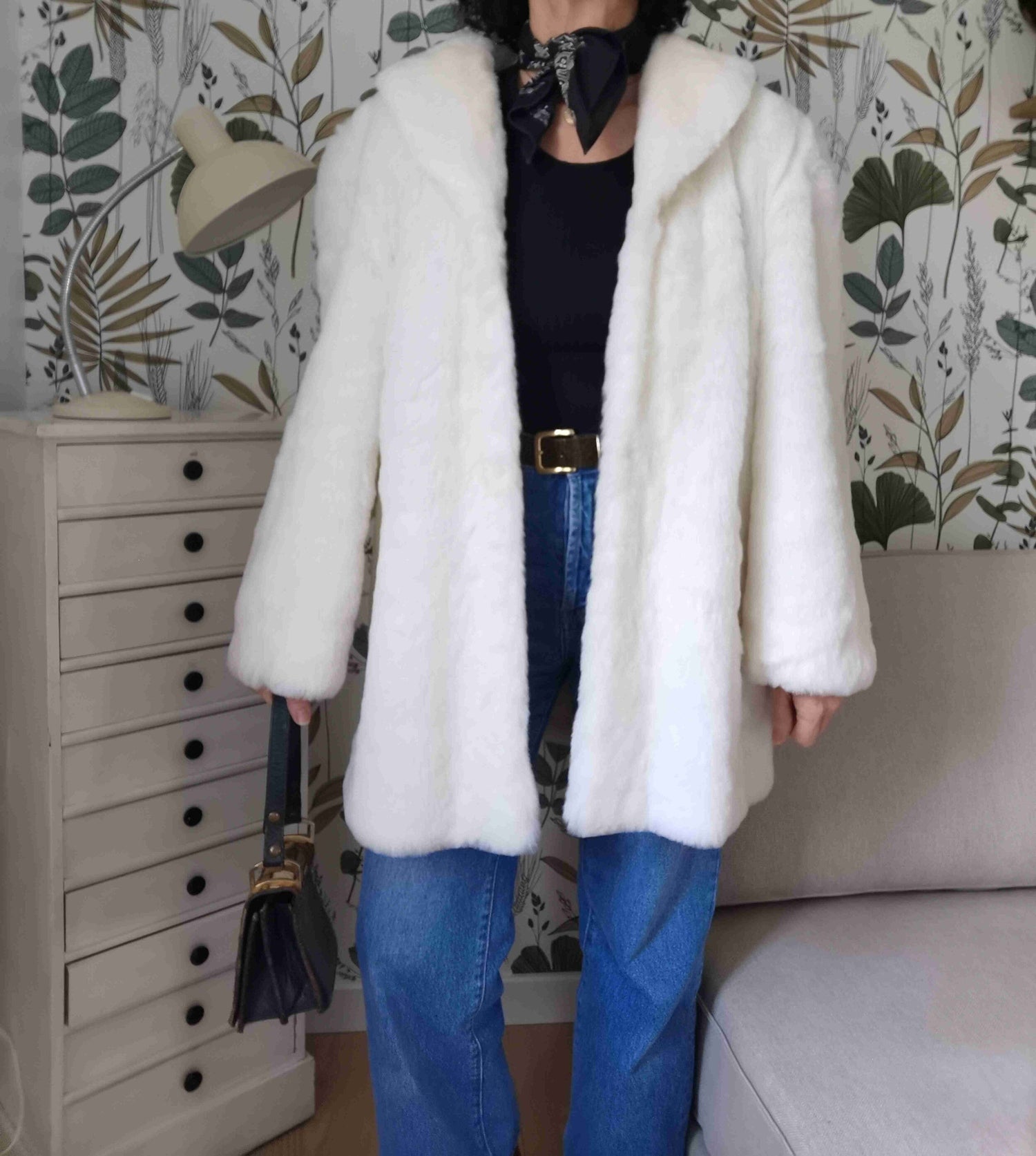 Manteau en fausse fourrure