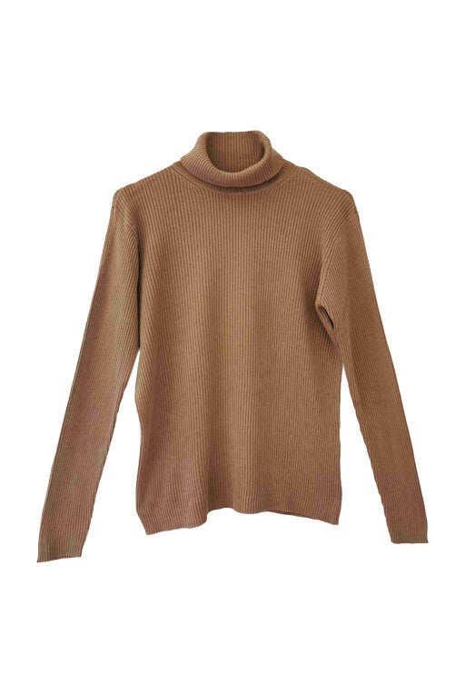 Silk turtleneck sweater