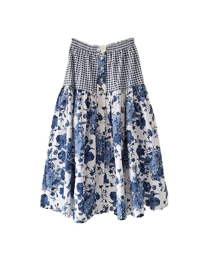Jupe longue à fleurs