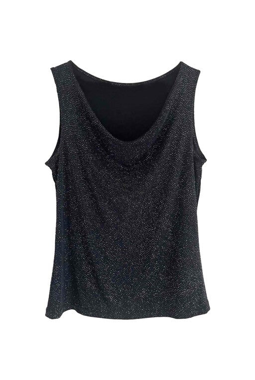 Top à paillettes