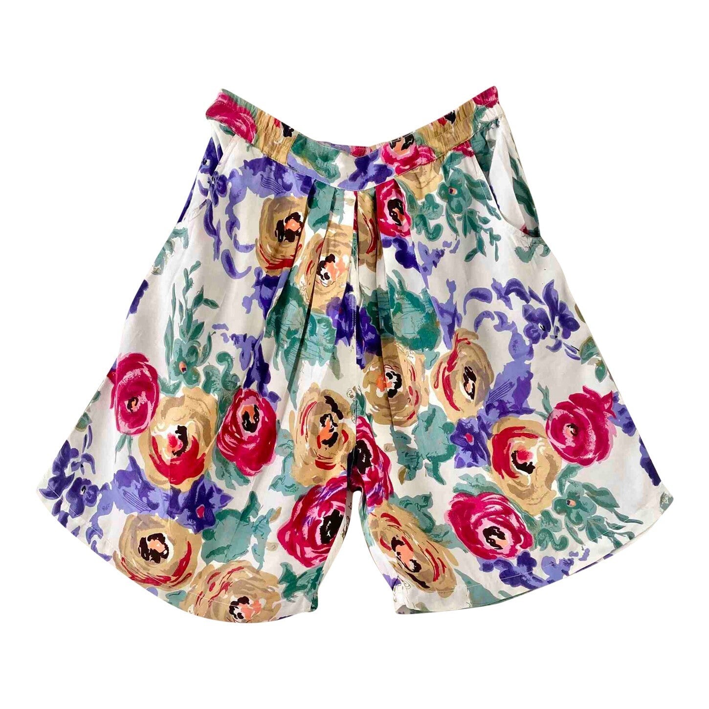 Jupe culotte à fleurs