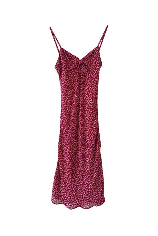 Flower-print nightgown
