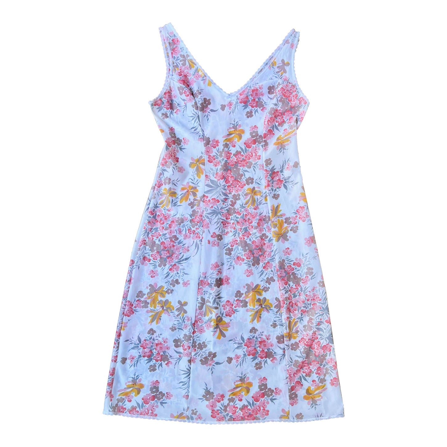 Flower-print nightgown