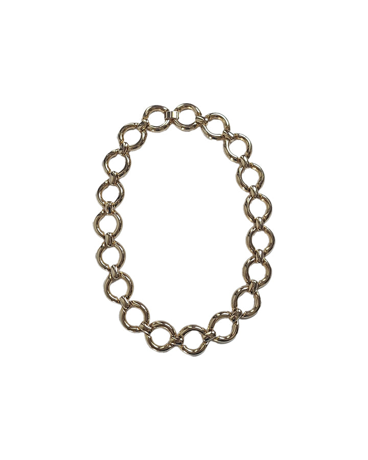 Collier chaine doré