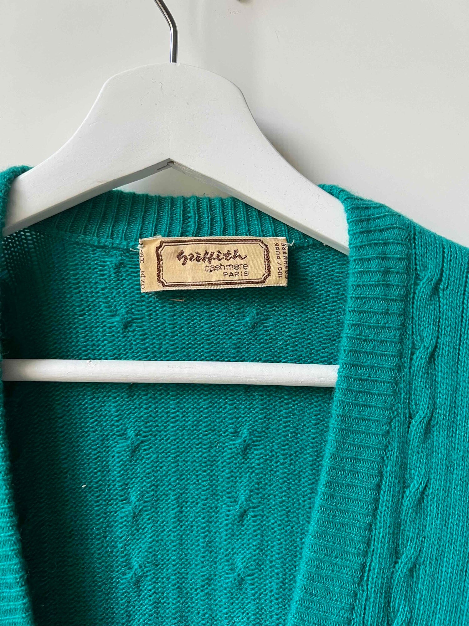 Long cashmere cardigan