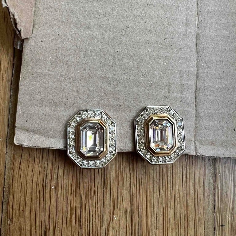 80's clip-on earrings