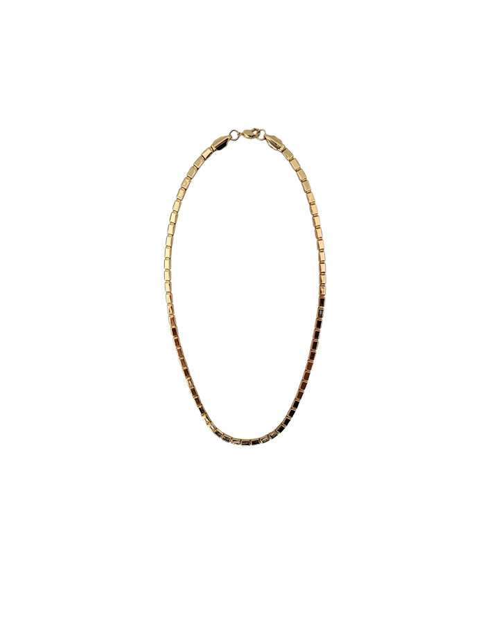 Collier chaine doré