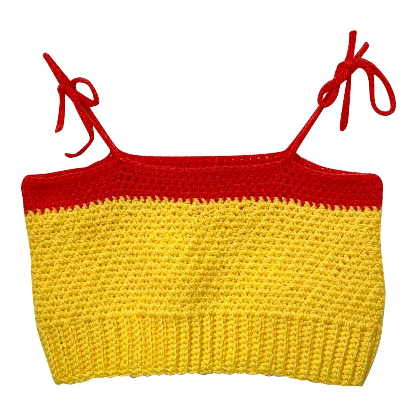 Crop top en crochet