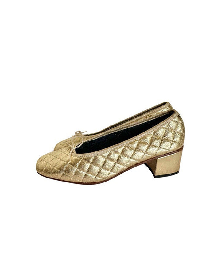 Ballerines en cuir