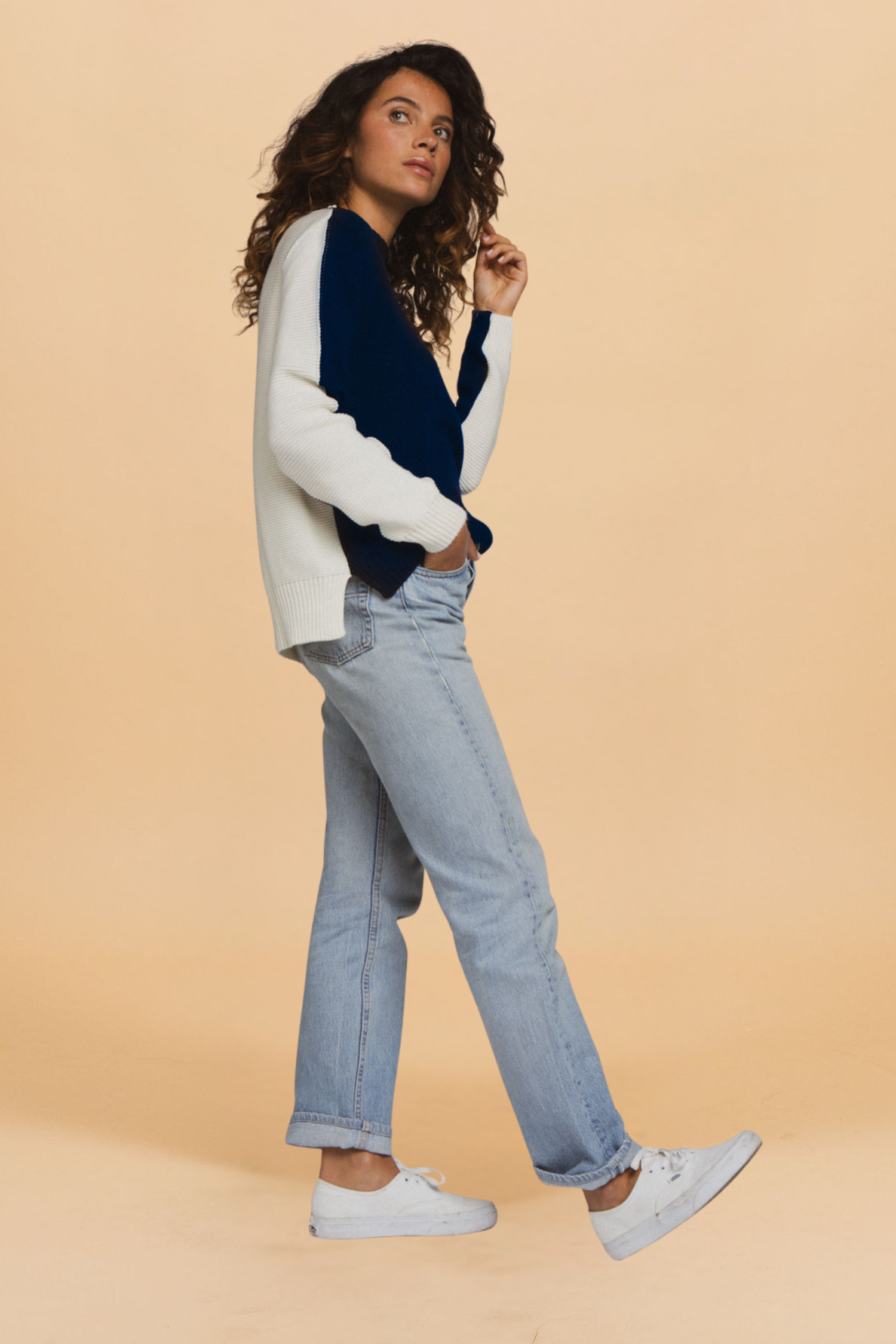 Pull Jean-Pierre marine