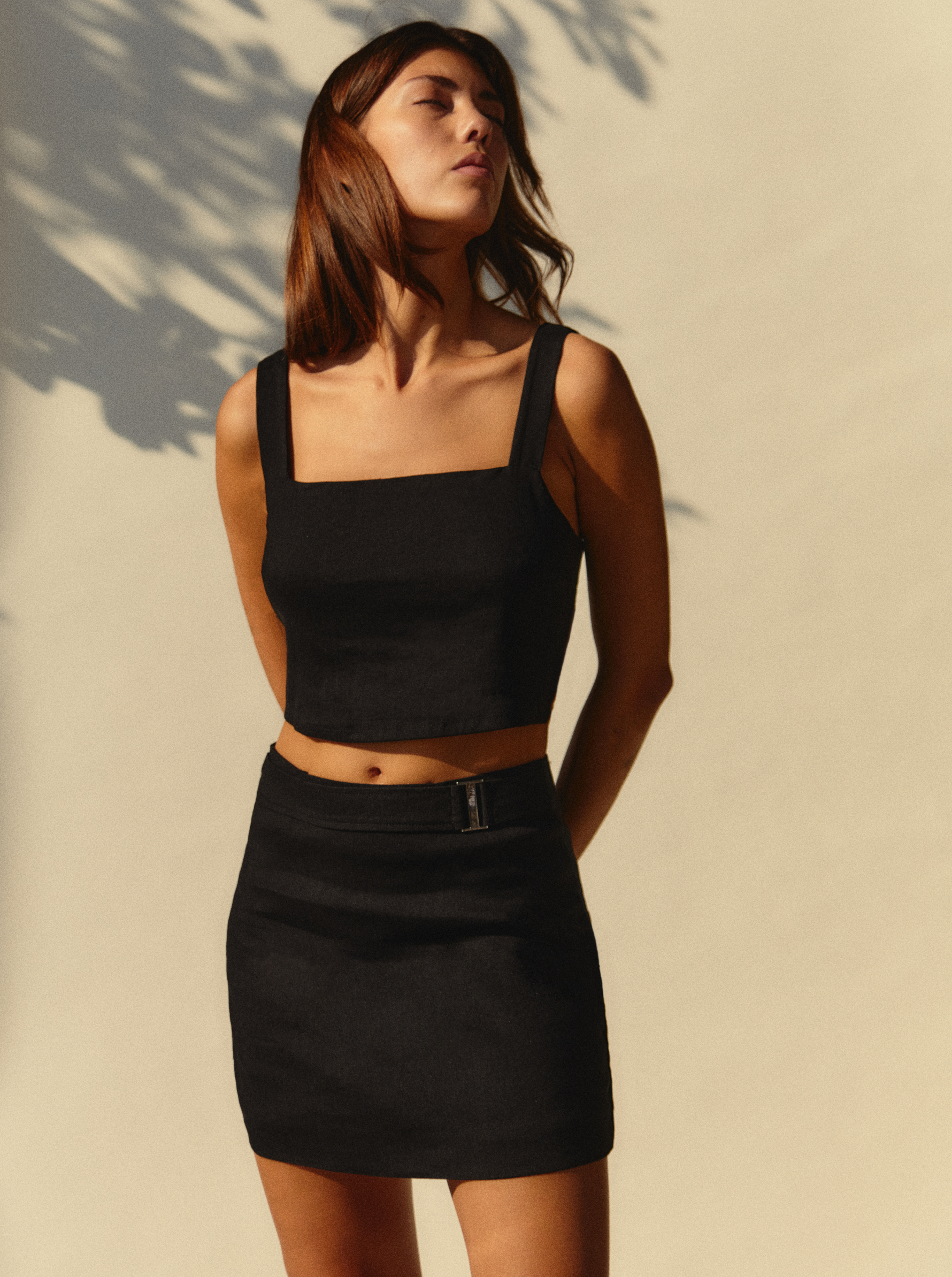 Top Black Blend court