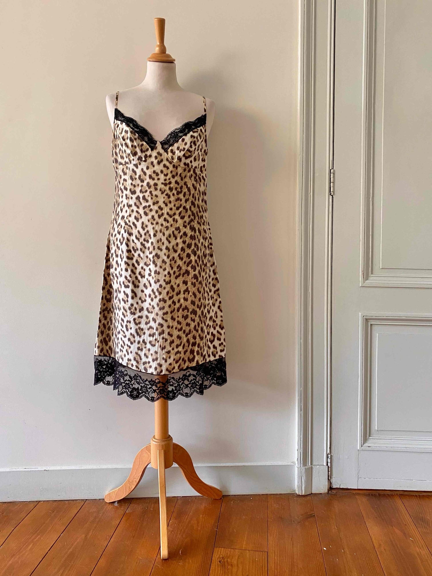 Leopard print nightgown