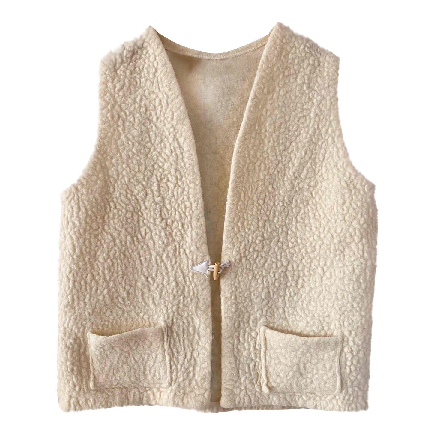 Sheepskin vest