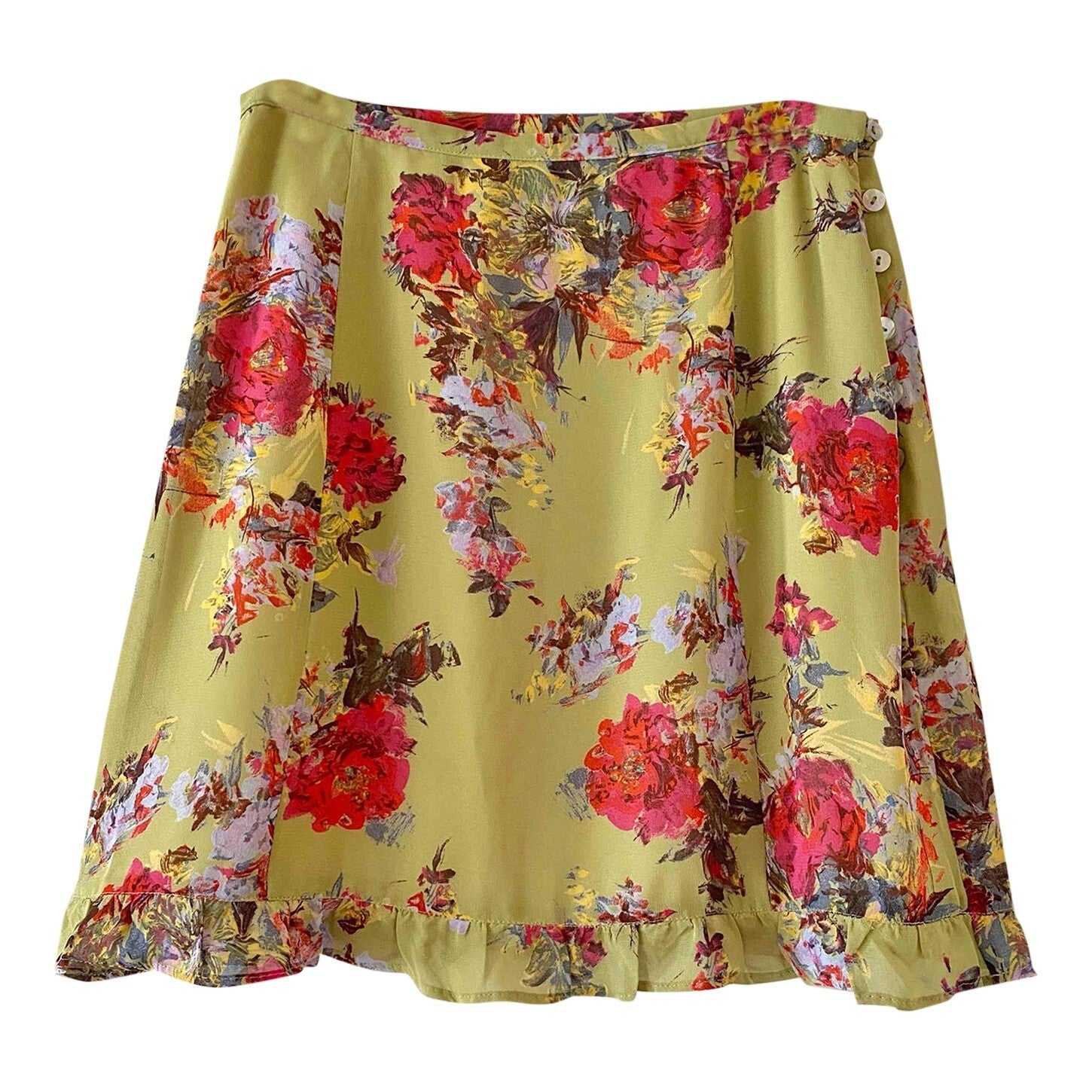 Floral mini skirt