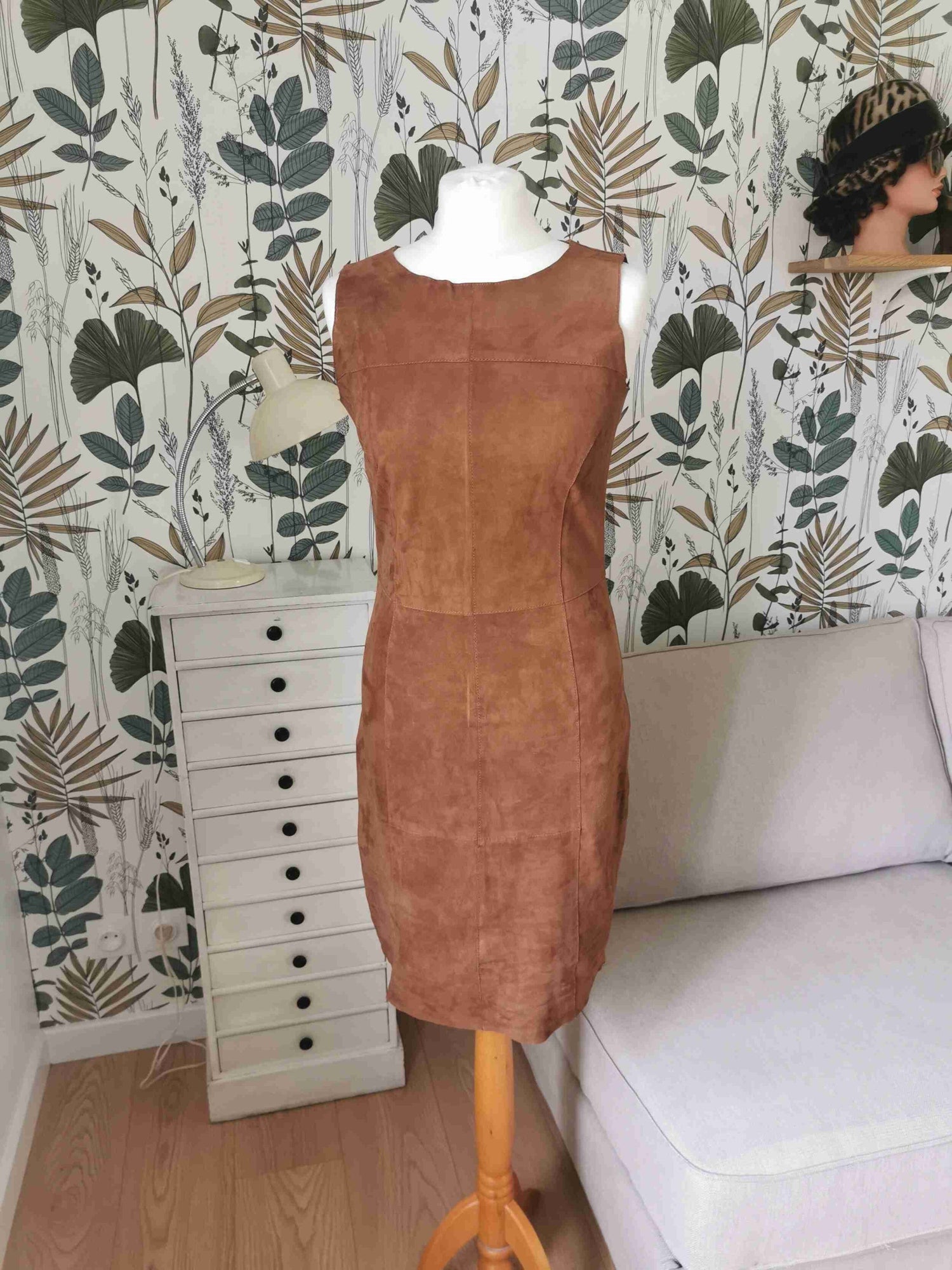 Suede dress
