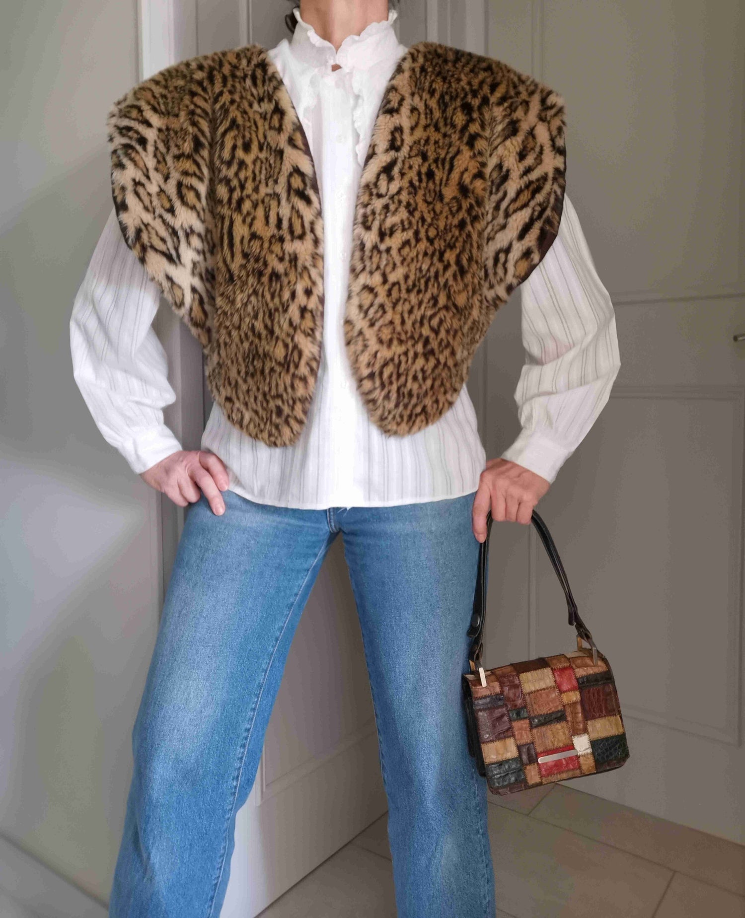 Gilet en fausse fourrure