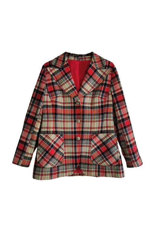 Blazer tartan