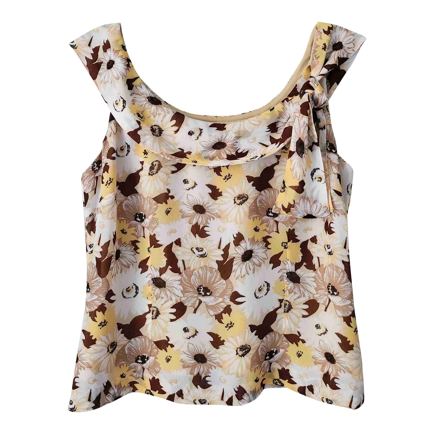 Top à fleurs
