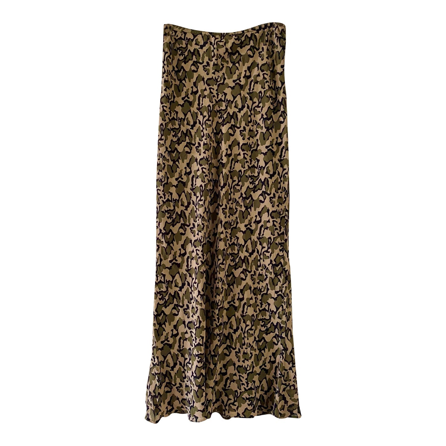 Camouflage maxi skirt