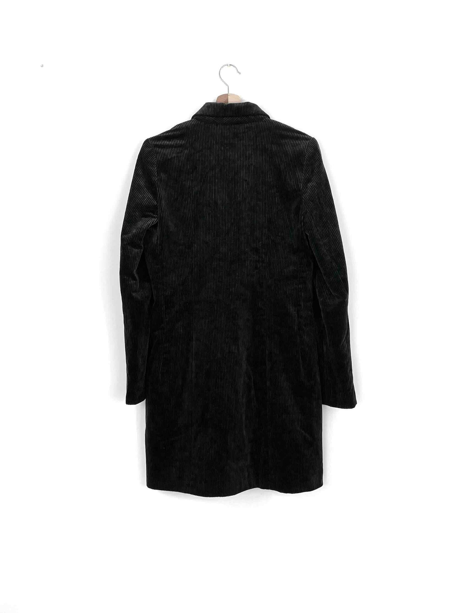 Veste longue en velours