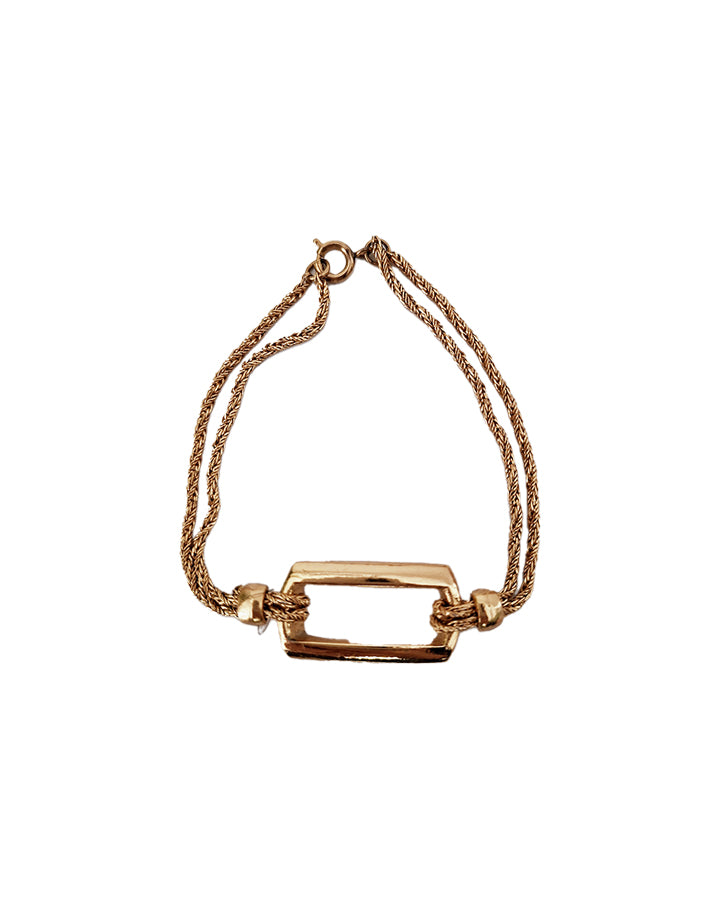 Bracelet en métal doré