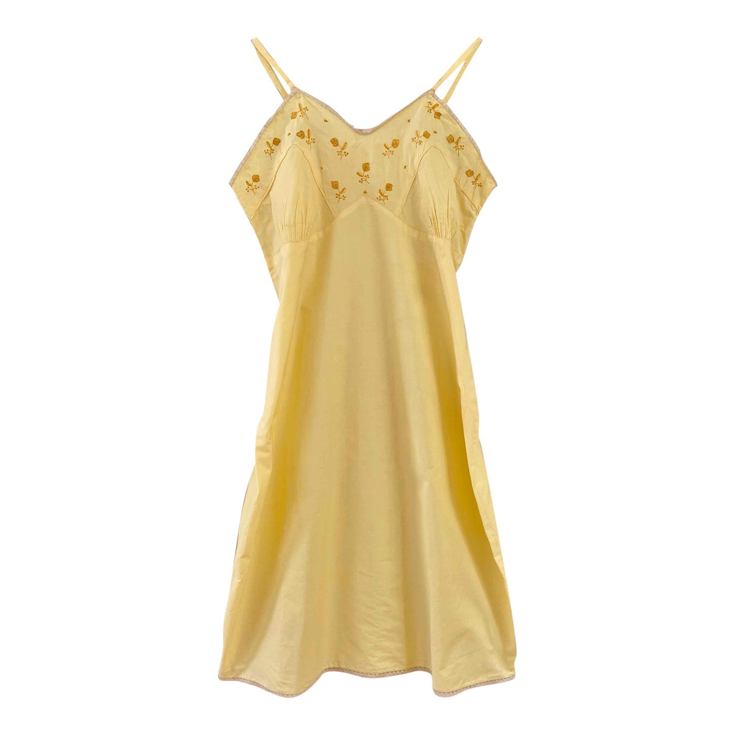 Embroidered cotton nightgown