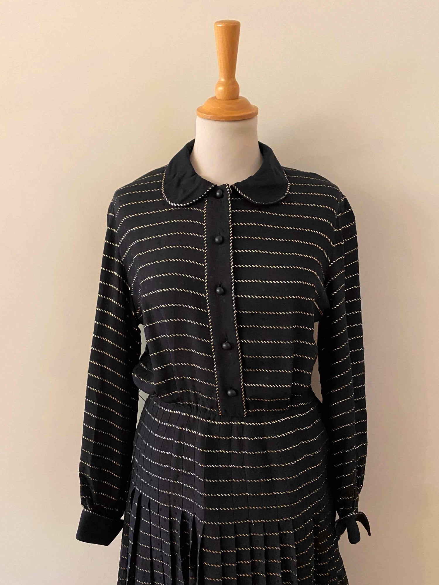 Silk and lurex dress