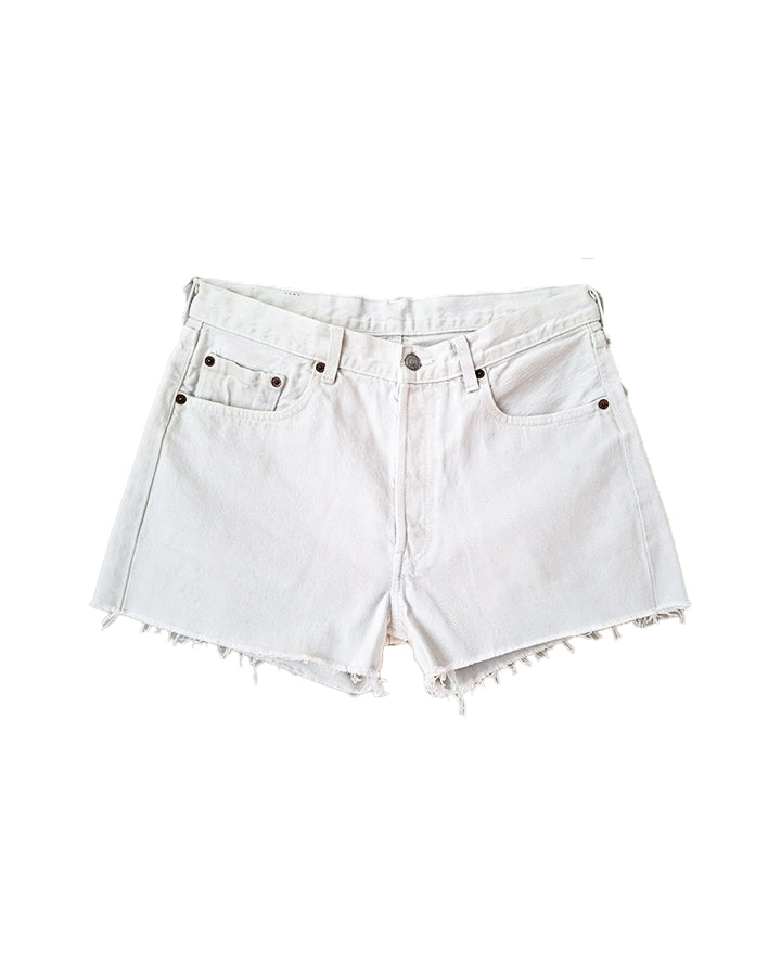 Short Levi's 501 blanc