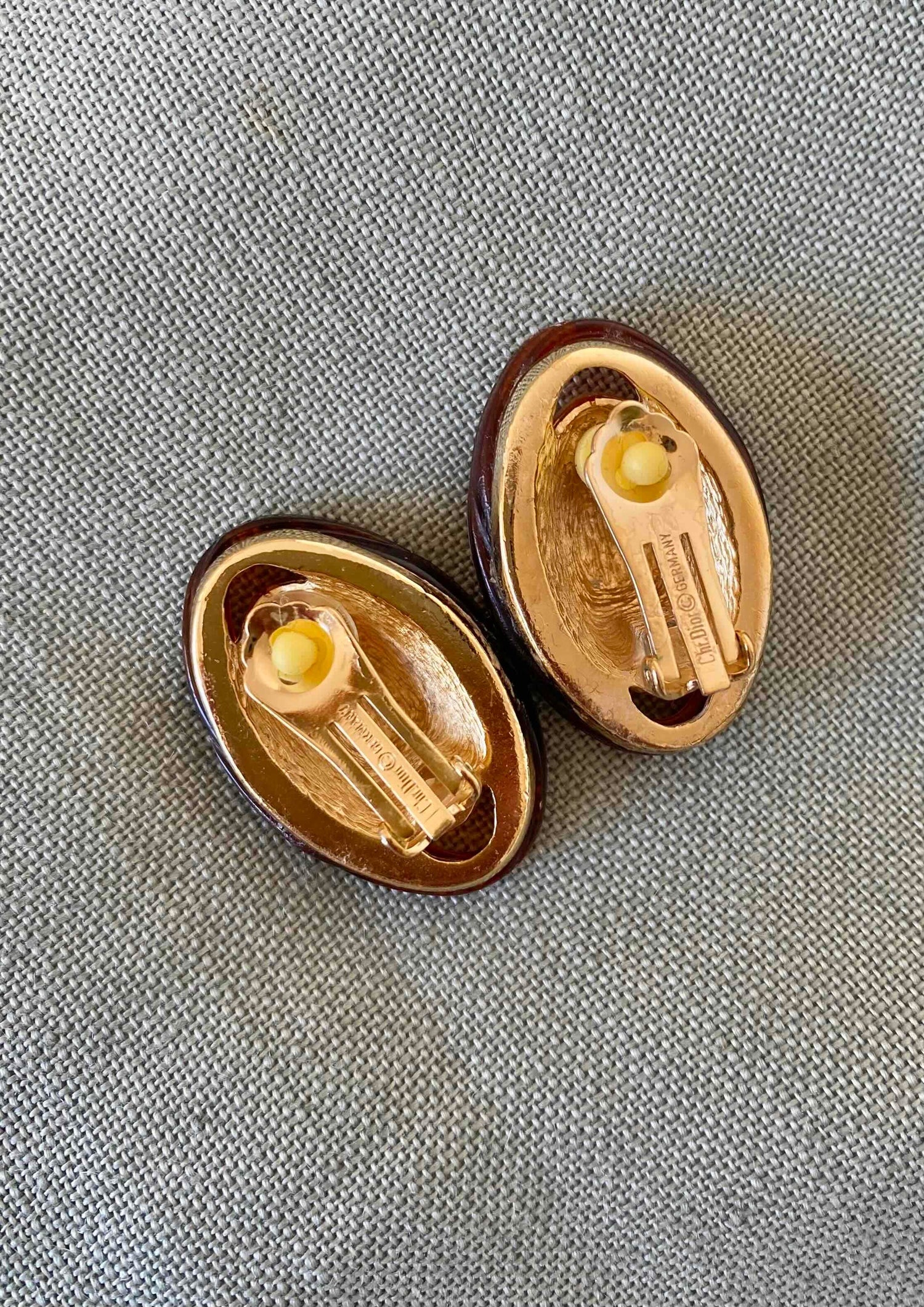 Dior clip-on earrings