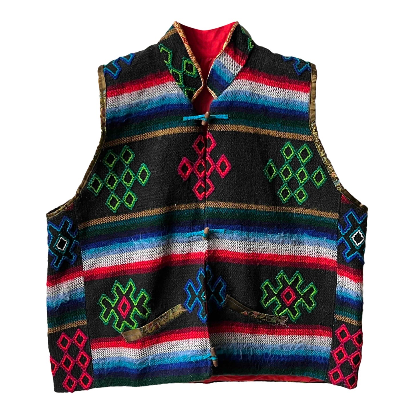 Ethnic sleeveless vest