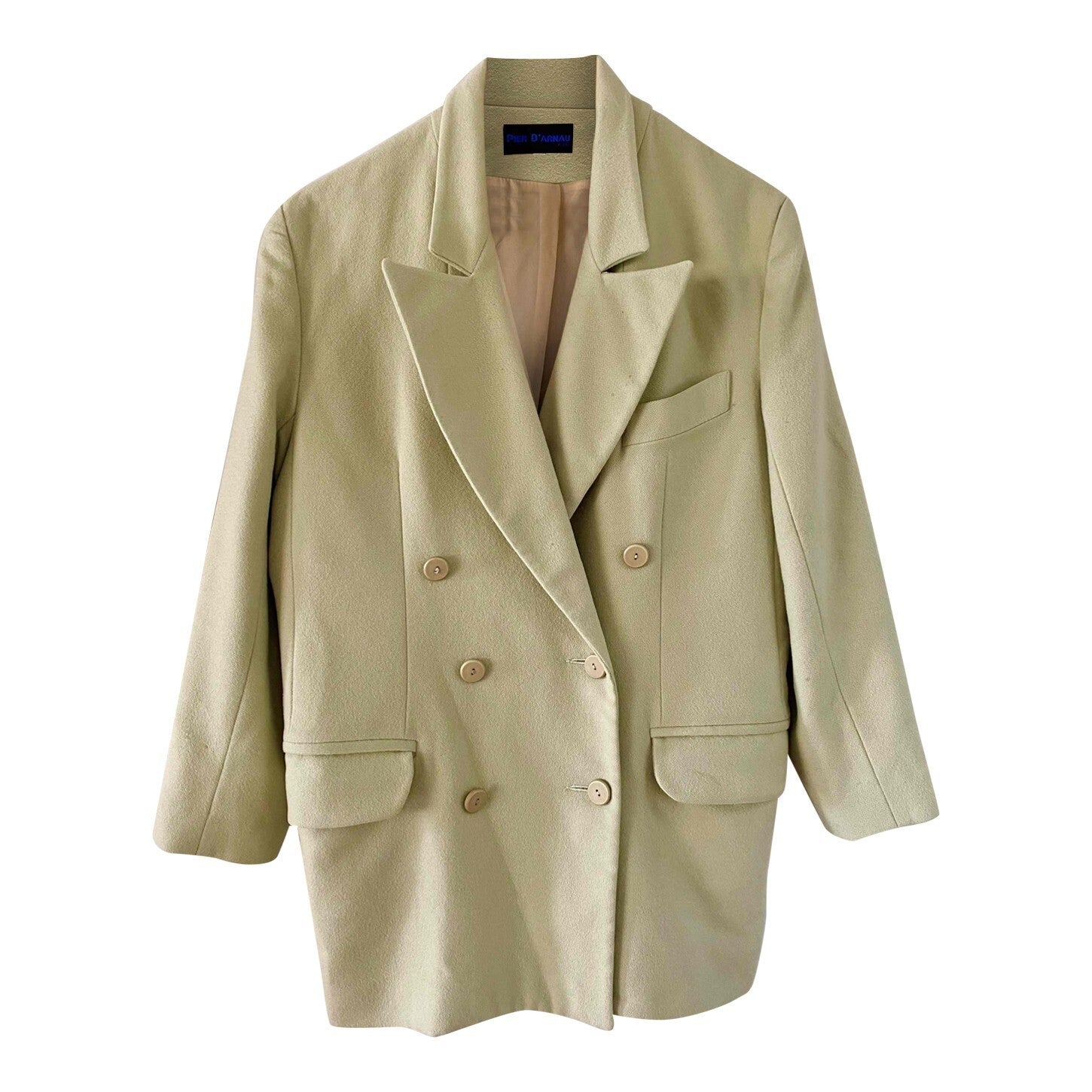 Wool and cashmere coat