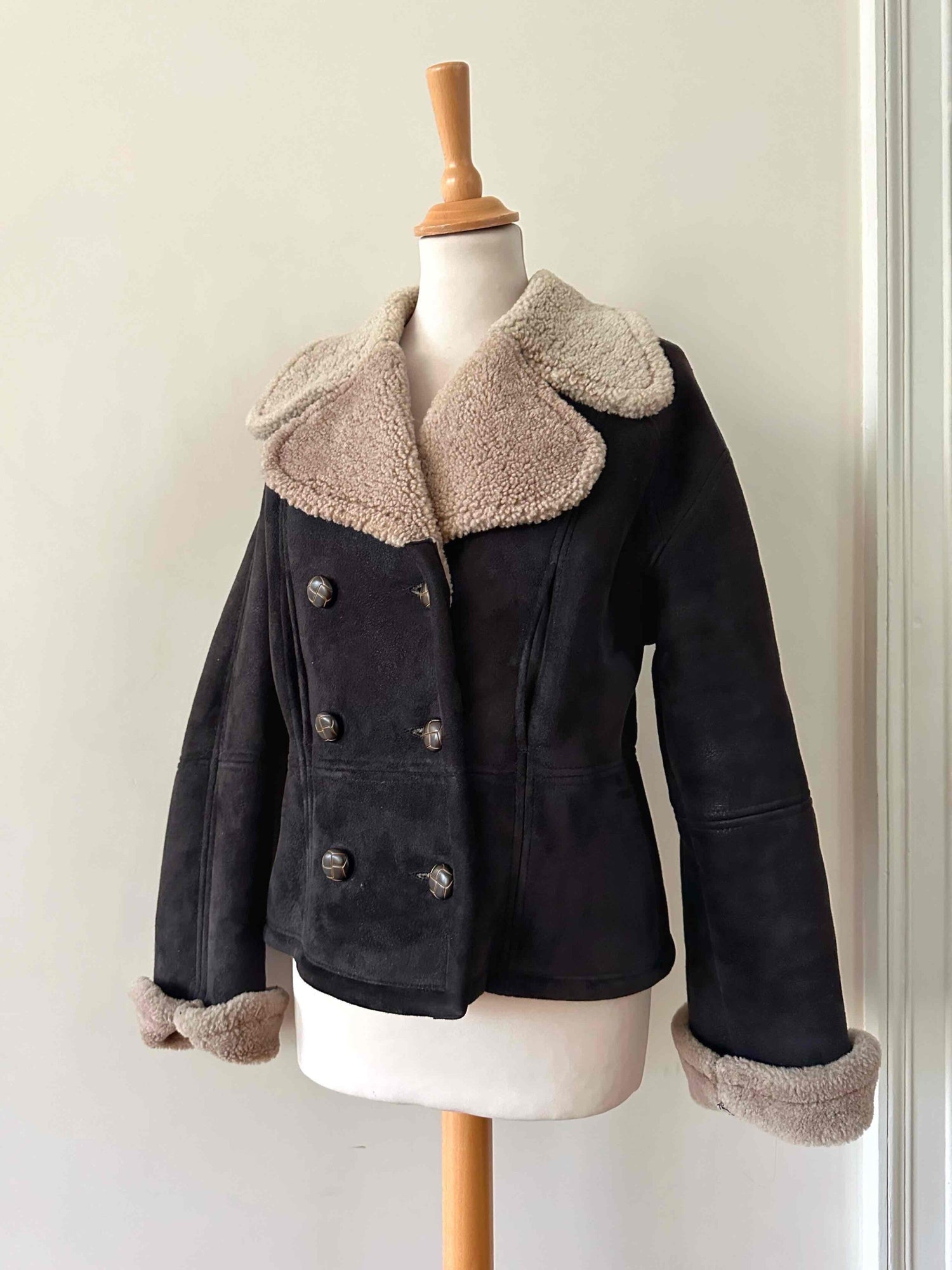 Wool-lined bomber jacket