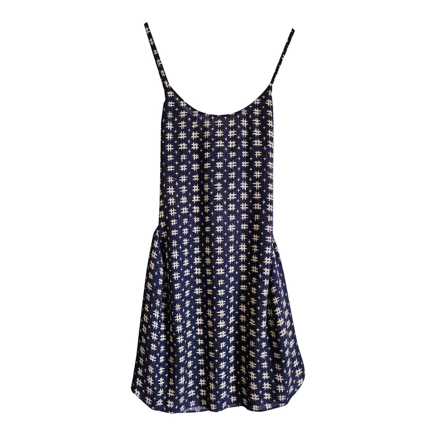 Short patterned dress