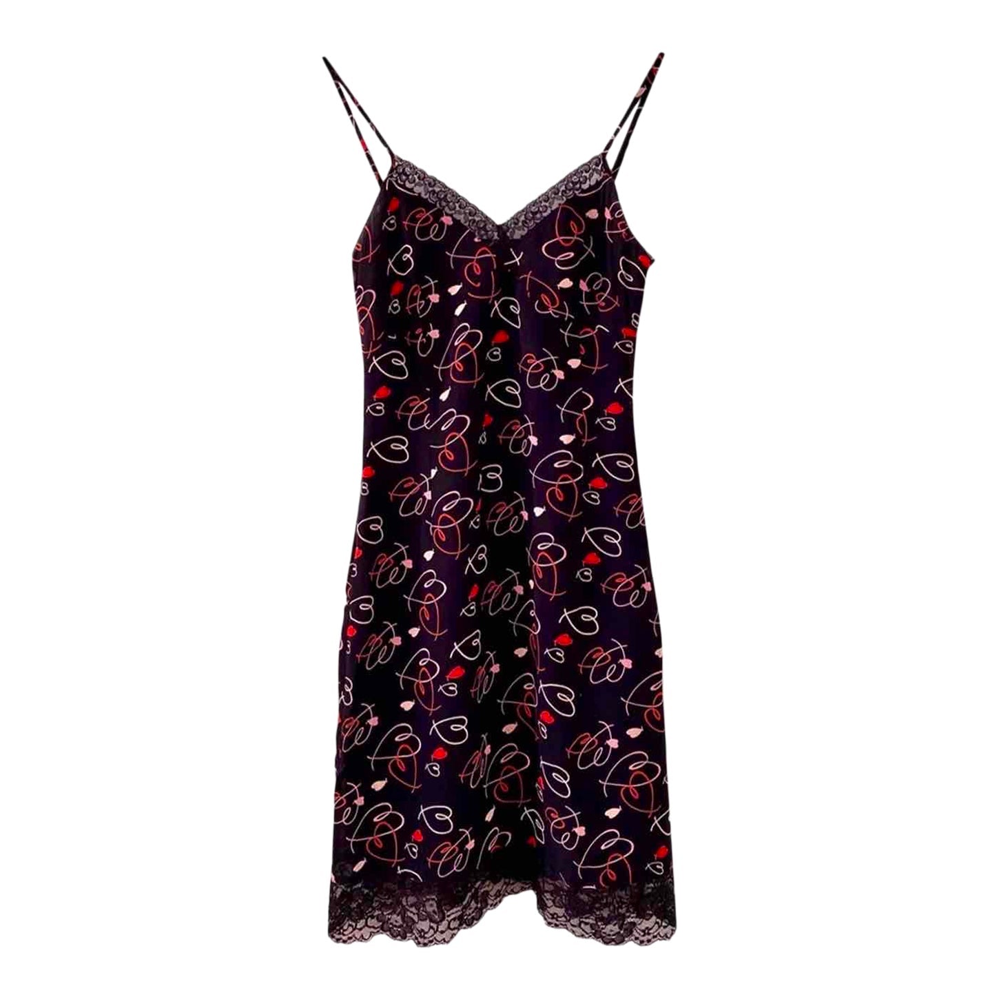 Heart-print nightgown