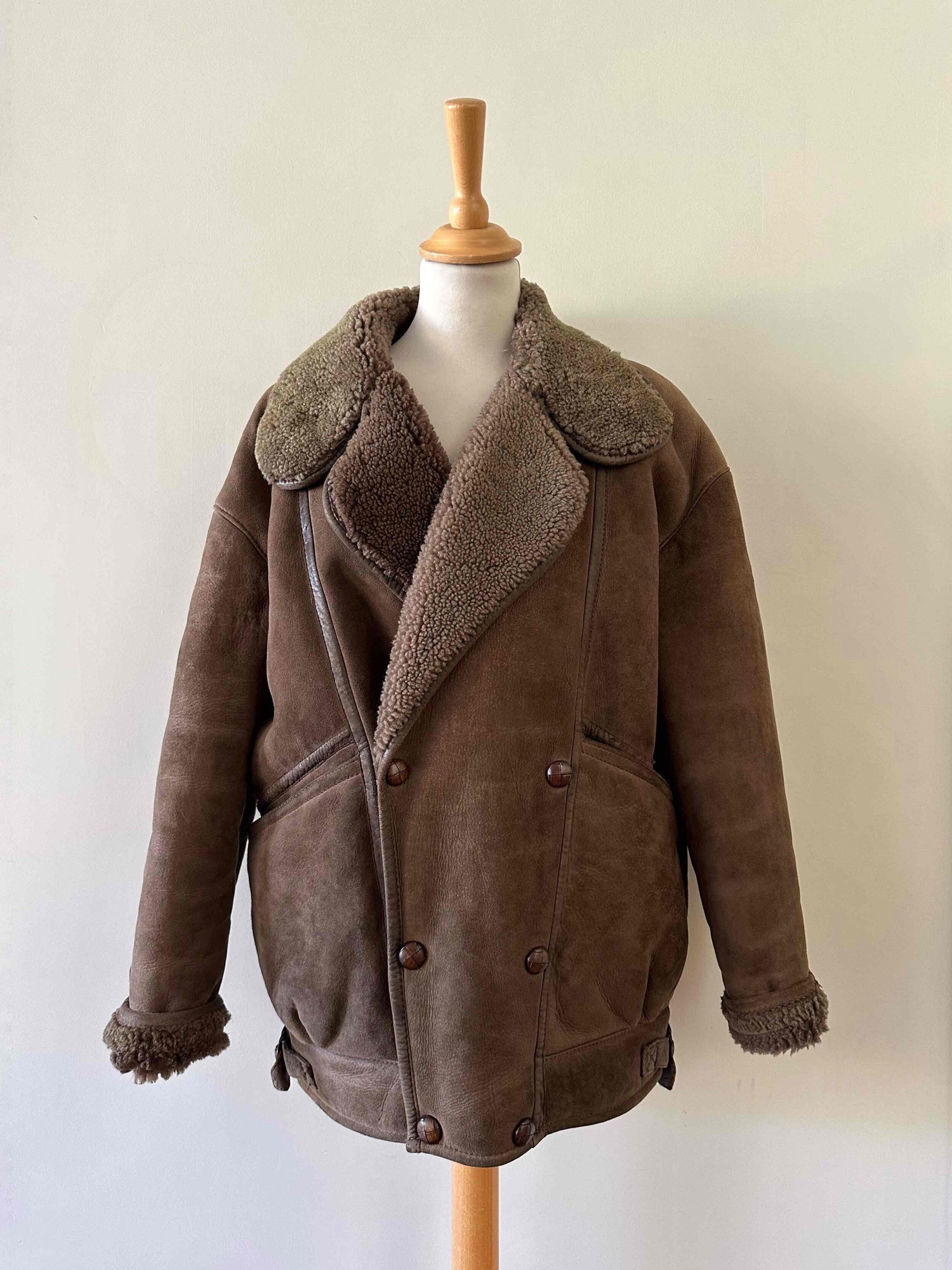 Wool-lined bomber jacket