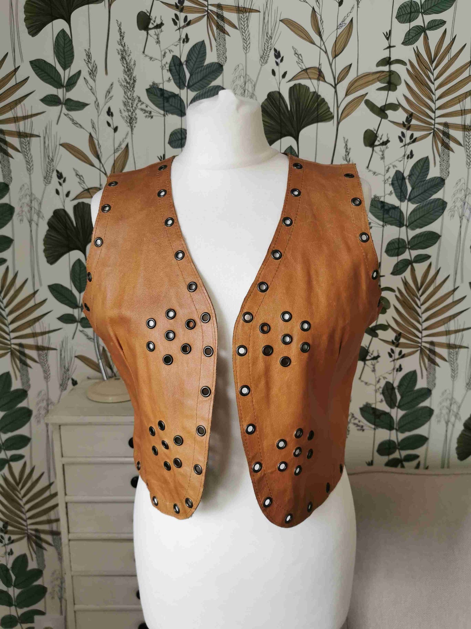Leather vest