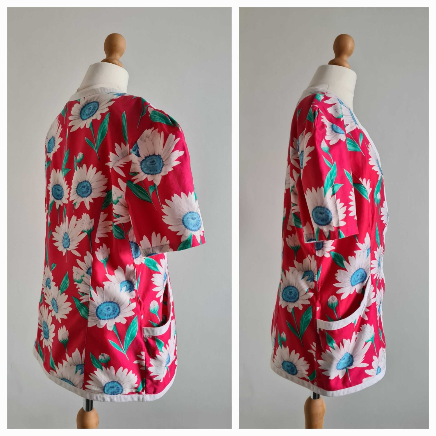 Button-up floral top