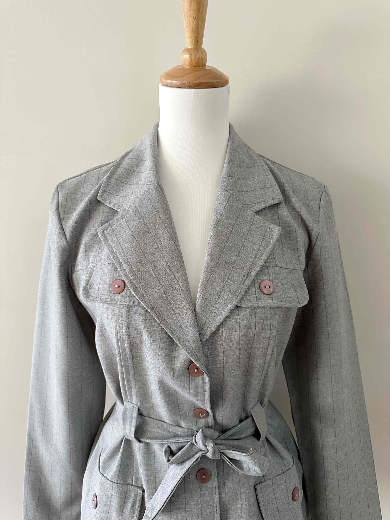 Saharienne à rayures