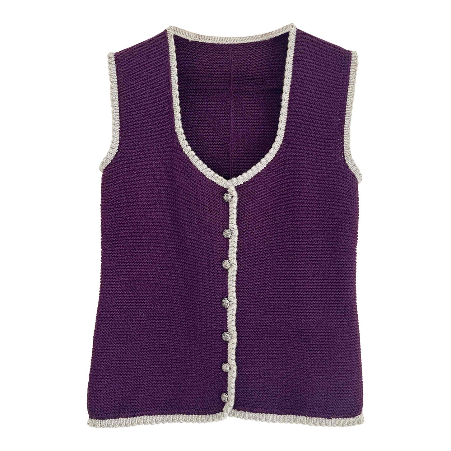 Wool sleeveless vest