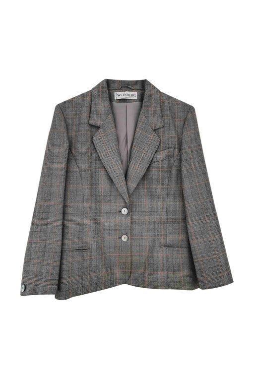 Blazer à carreaux