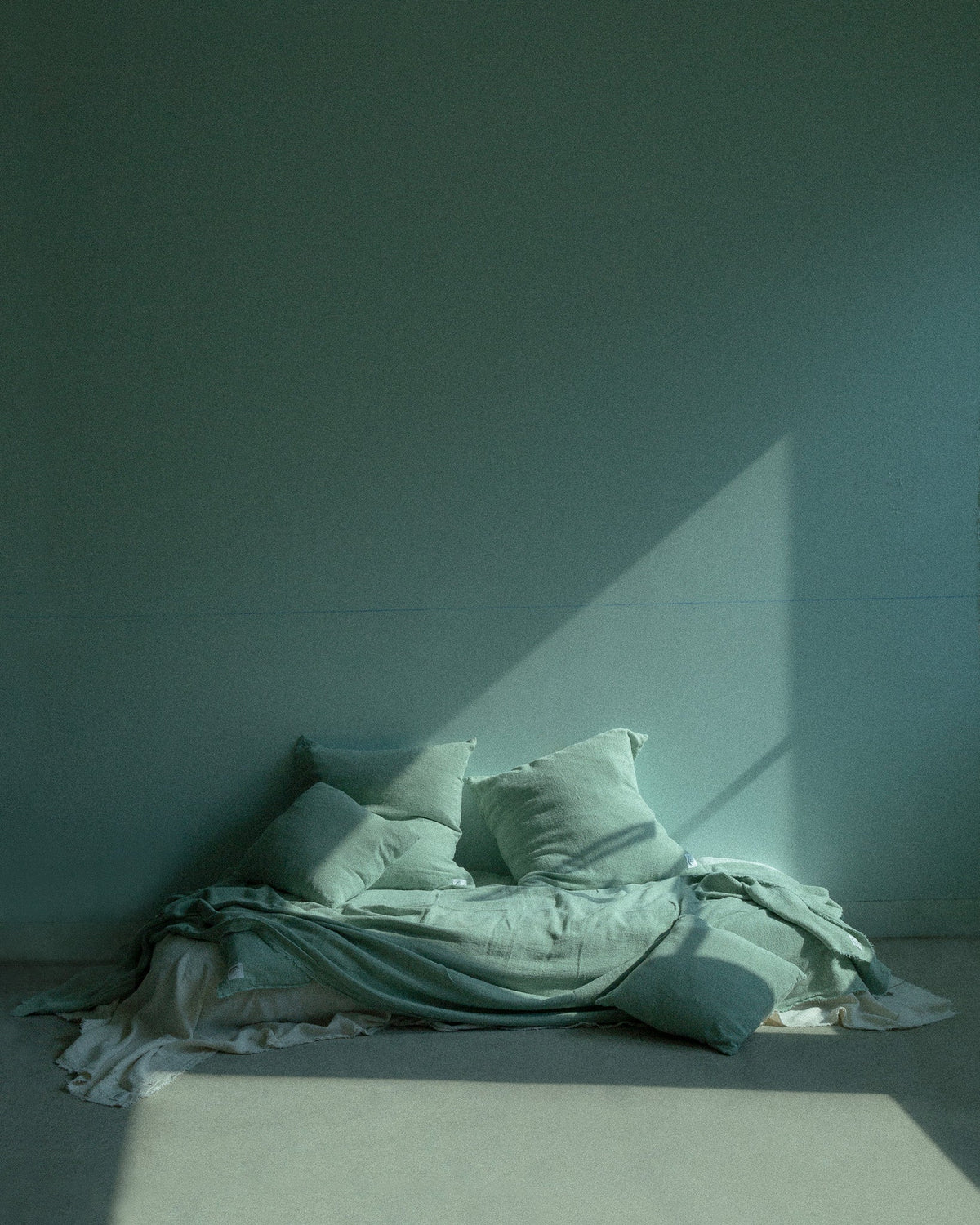 Sofa cover en lin brut français 1