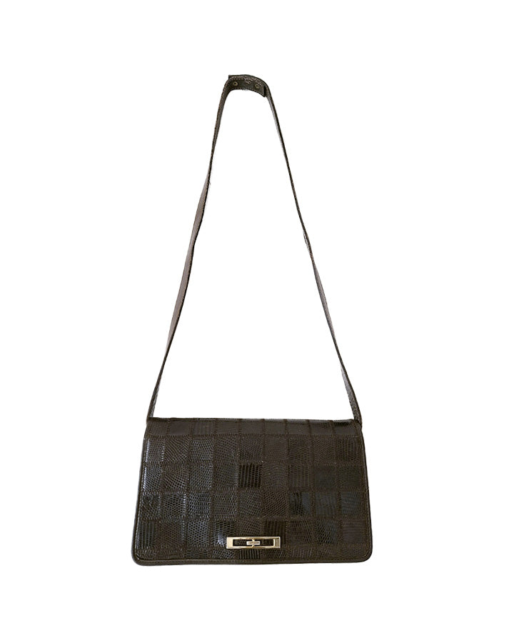 Sac en cuir patchwork 70's