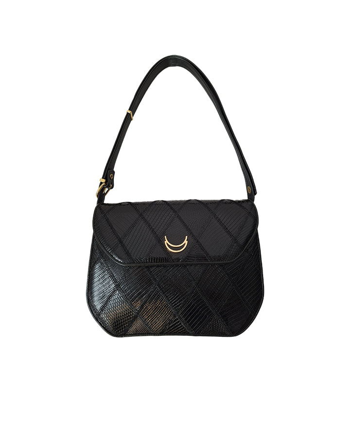 Sac à main cuir patchwork
