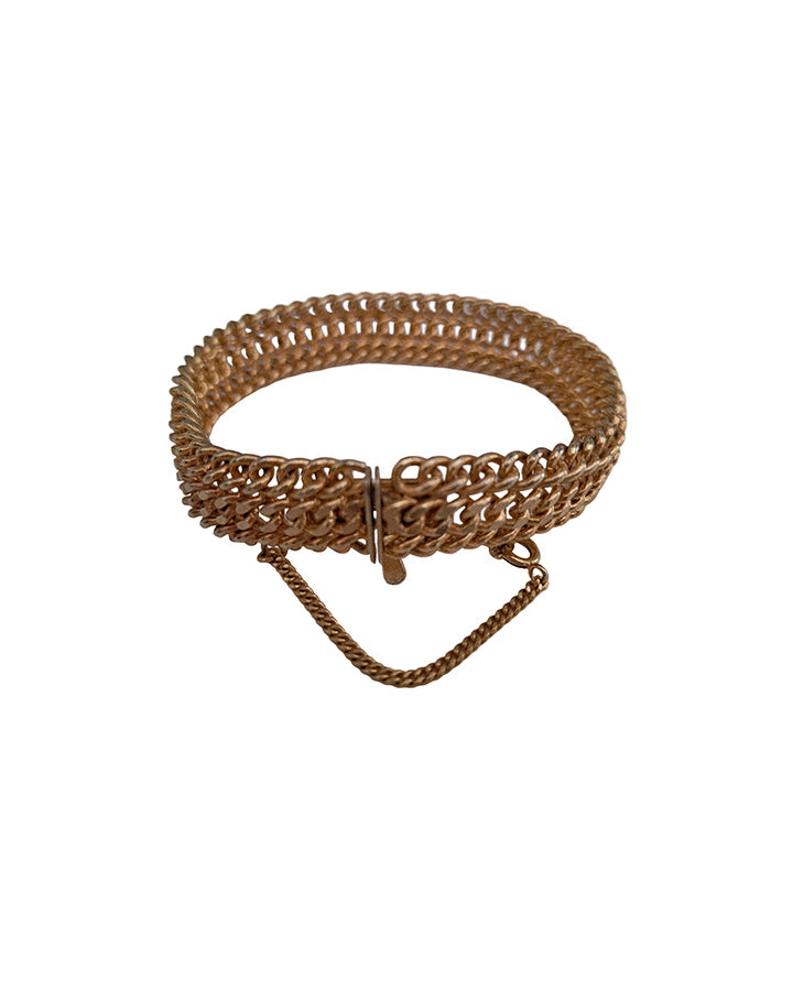 Bracelet en métal doré 60's