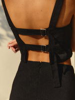 Top Black Blend dos nu