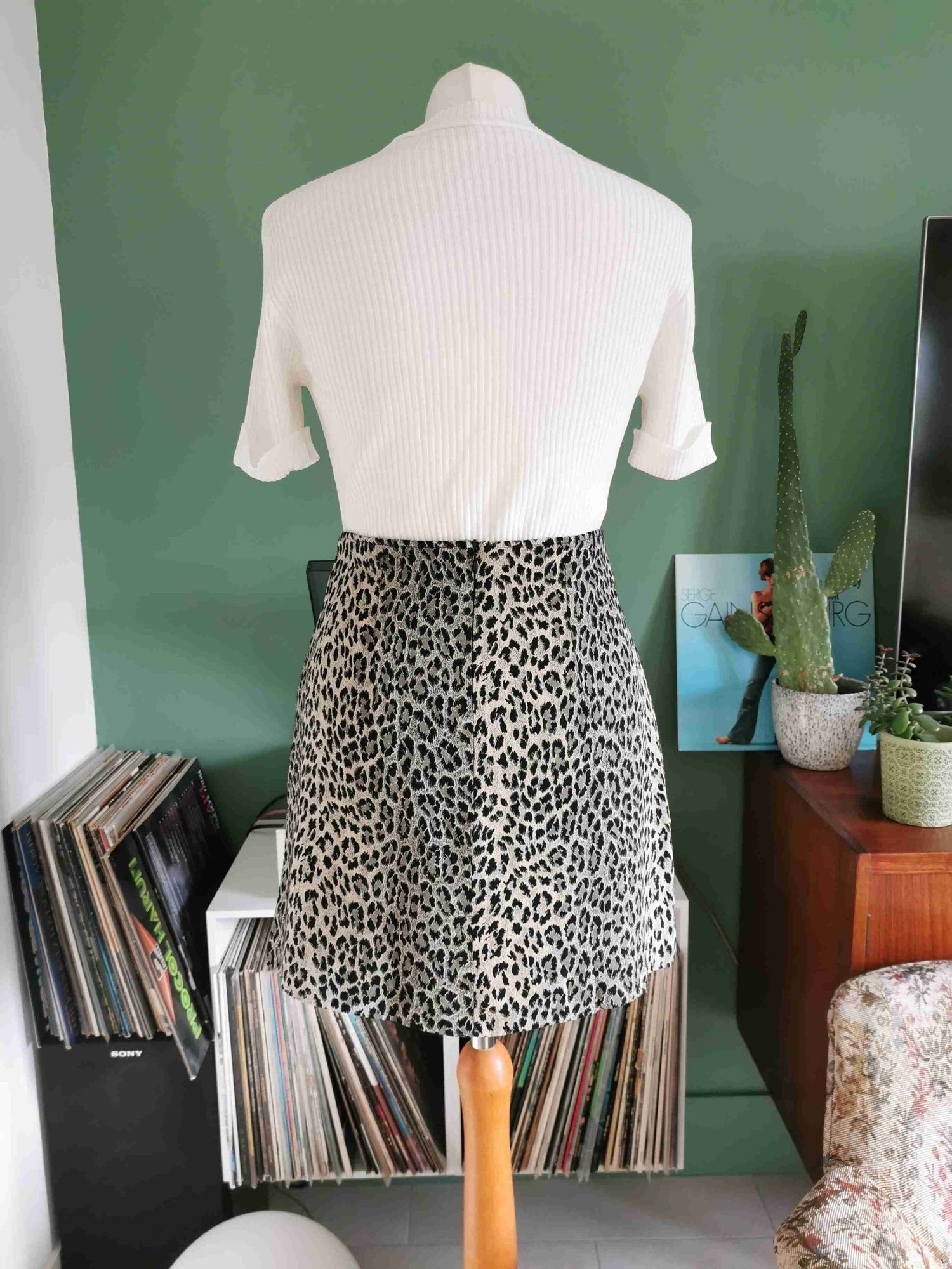 Leopard skirt