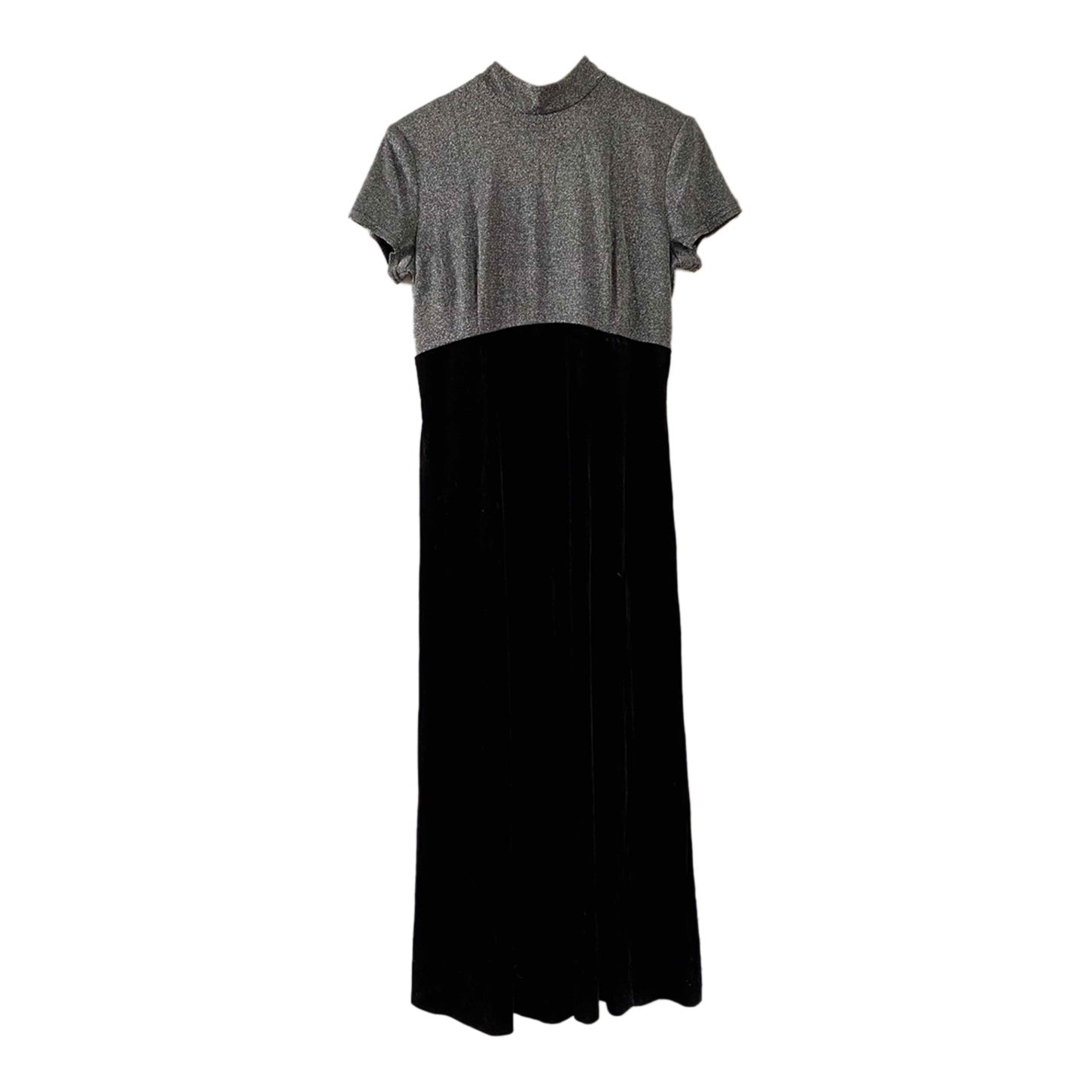 Velvet and lurex dress