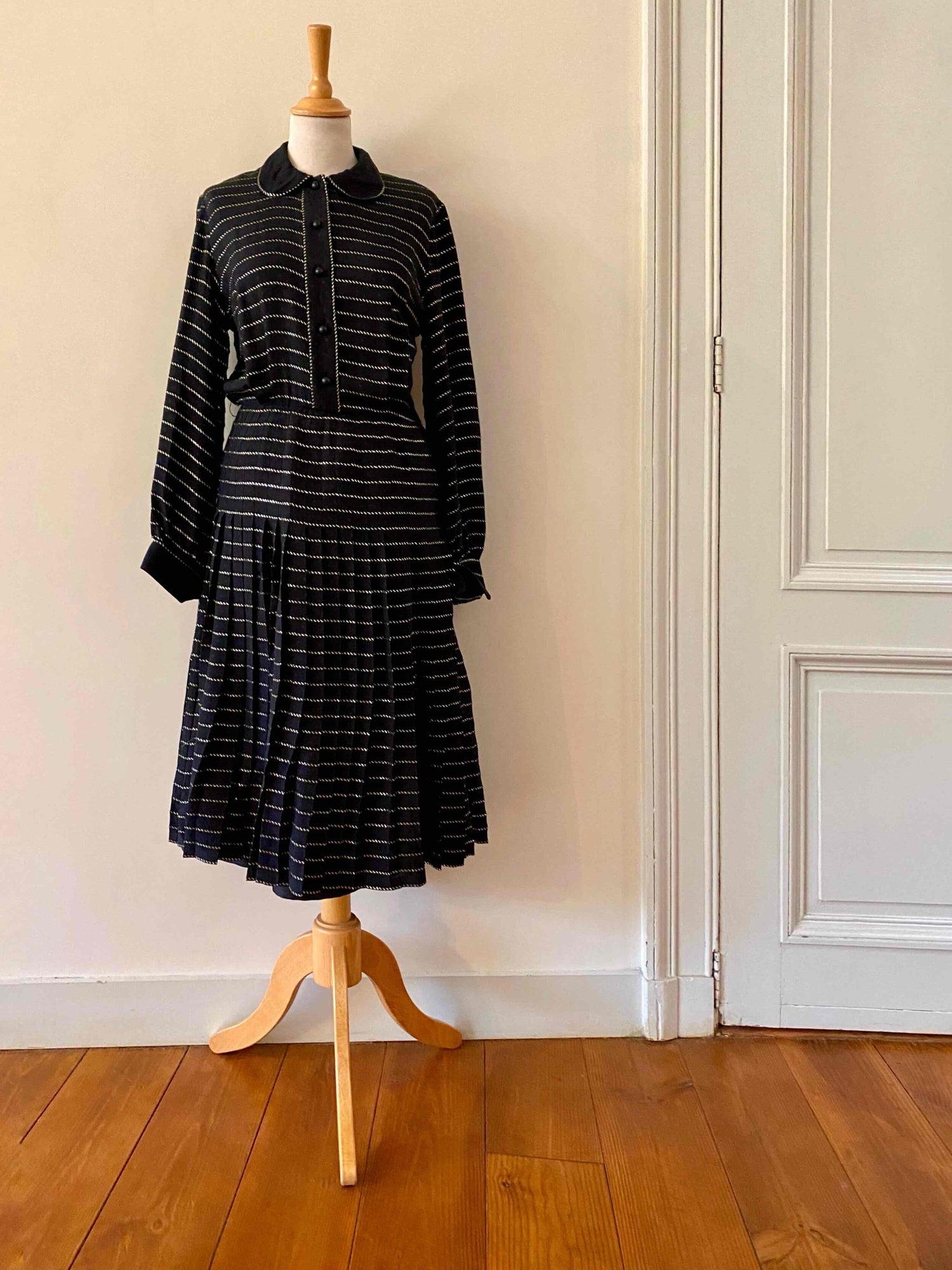 Silk and lurex dress